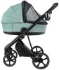 ROAN Коляска 2 в1 Sol короб+прогу.leather(Кожа,2мес) (Misti Mint/Grey/руч. Серый)