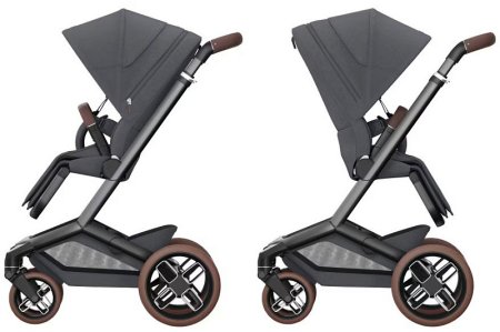 Maxi-Cosi Коляска 2 в 1 Fame / цвет Twillic Graphite (темно-серый)