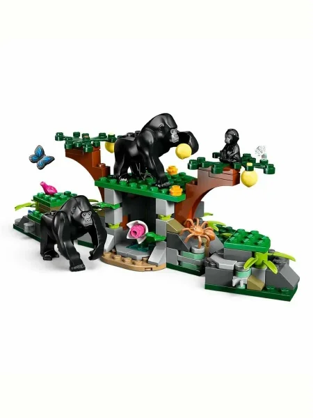 Конструктор LEGO CITY "Исследователь джунглей: вертолет в базовом лагере"