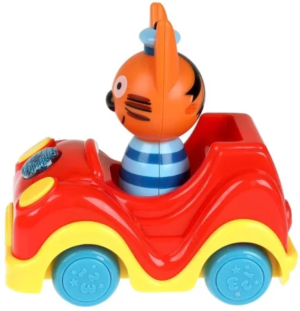 Умка Машинка с фигуркой коржика ТРИ КОТА 10 + песен, стихов и фраз в кор. 383147 