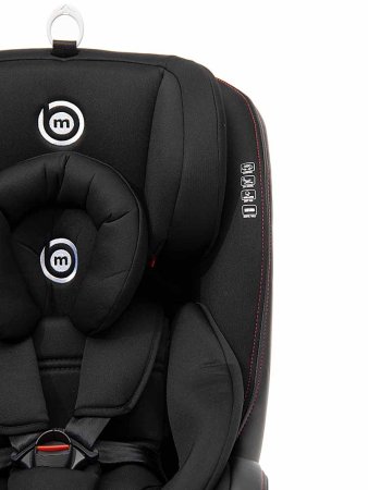 Bambini Moretti Детское автокресло ST-3 (0-36 кг) / цвет черный с красной строчкой