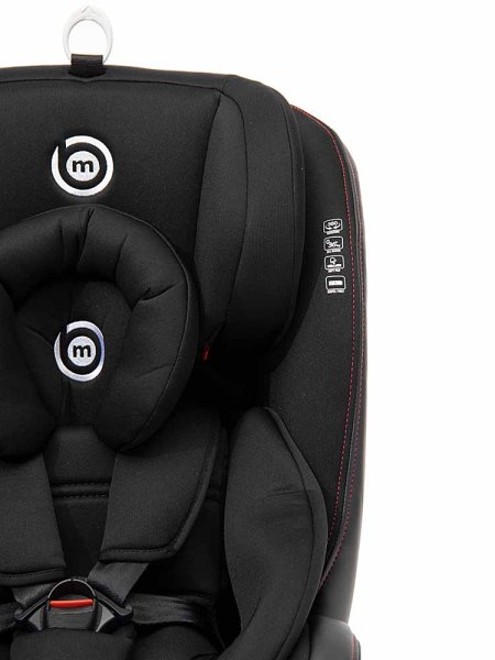 Bambini Moretti Детское автокресло ST-3 (0-36 кг) / цвет черный с красной строчкой