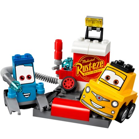 Lego Конструктор Джуниорс Пит-стоп Гвидо и Луиджи