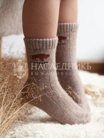 НаследникЪ Выжанова Термоноски, 70% шерсть с пухом яка/ цвет в ассортименте