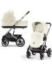 Коляска 2в1 Cybex Talos S Lux TPE + спальный блок + дожд 2022 (Seashell Beige)