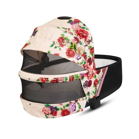 Cybex Спальный блок Cybex Lux Carrycot для колясок Priam III / цвет FE Spring Blossom light/Бежевый, черный