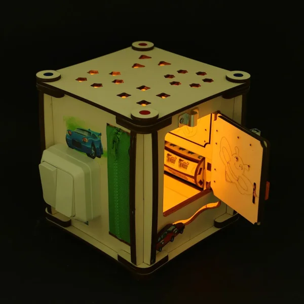 Лесная мастерская Бизикуб "Транспорт" со светом,арт. 4363556