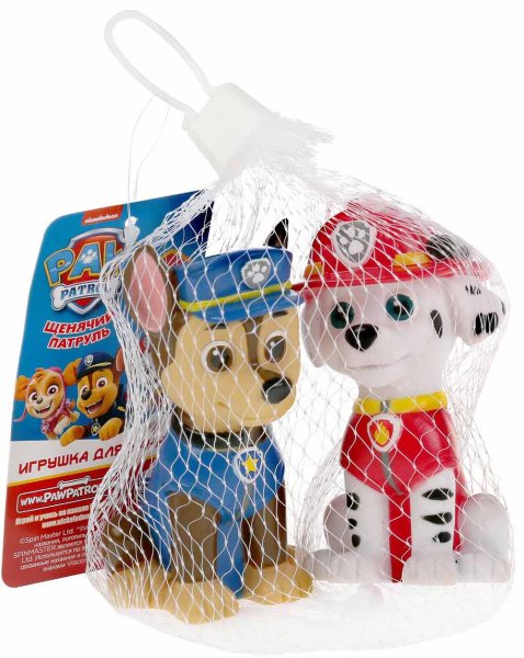 Капитошка Игрушки для ванны "Щенячий патруль Маршал и Чейз"