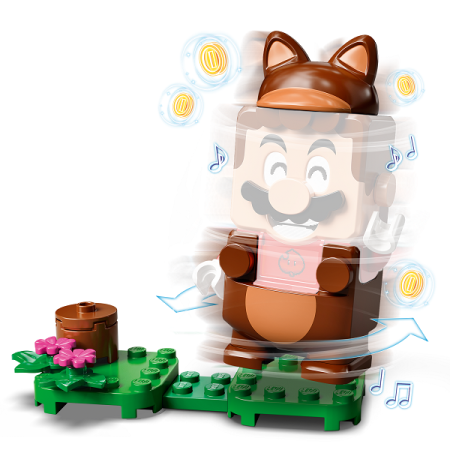 Lego Super Mario Конструктор Марио Тануки / цвет коричневый, зеленый