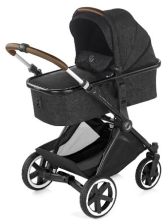 Jane Коляска 2 в 1 Crosslight + Micro Pro / цвет Cold Black (черный)