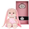 Jack&Lin Зайка в Кружевном Розовом Платье, 25 см, в Коробке