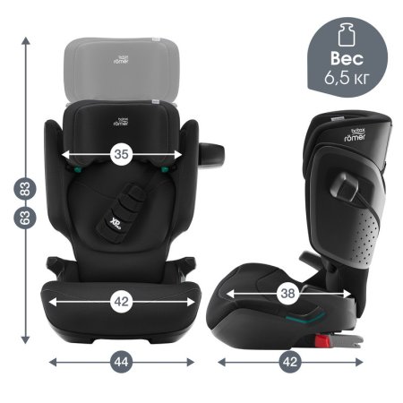 Автокресло KIDFIX PRO Classic (Space Black)
