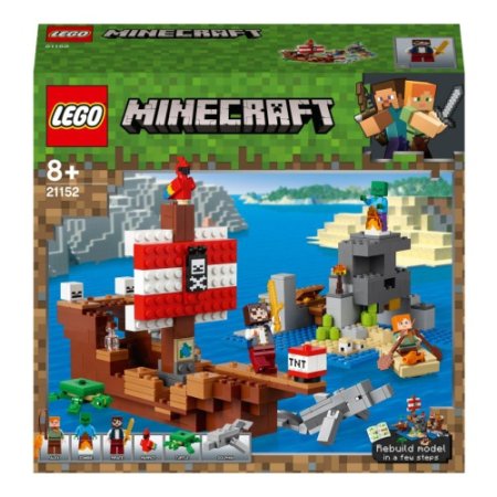 LEGO Minecraft Конструктор "Приключения на пиратском корабле"