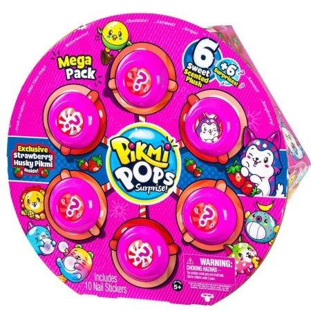 Мега набор с 6 героями Pikmi Pops (клубника S2)
