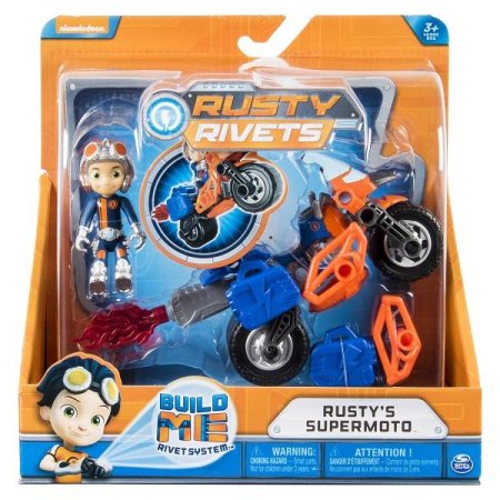 игрушка Rusty Rivets построй мотоцикл Расти