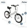 Pituso Беговел Pulsar / цвет Silver matt/Серебро матовый