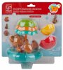 Hape Игрушка для купания "Мишка с зонтами"