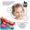 Bondibon Игрушка музыкальная Пистолет с шестеренками Baby You со светом, прозрачным корпусом / цвет красный