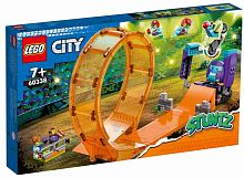 Lego City Конструктор "Трюковая петля Сокрушительный шимпанзе"					