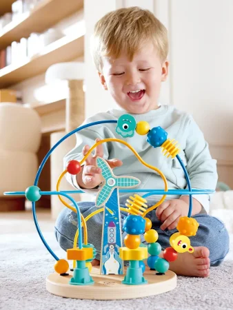 Hape Головоломка "Умняша" Галактический Лабиринт с бусинами 