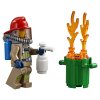 Lego city fire конструктор пожар в бургер-кафе / разноцветный