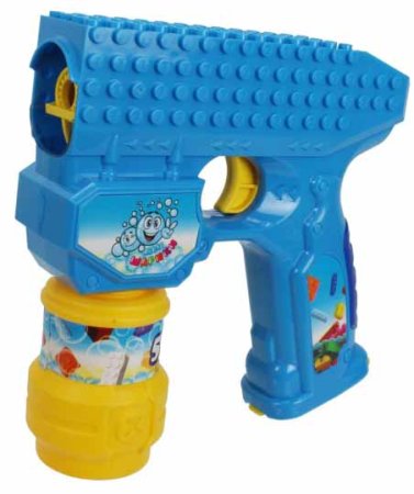 1Toy Мыльные пузыри "Пистолет", со светом и звуком