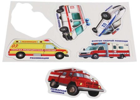 Умные игры Развивающая игра с липучками «Специальная техника»