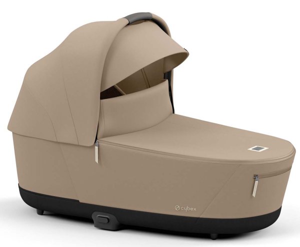 Cybex Коляска 2 в 1 Priam IV Rosegold / цвет Cozy Beige (бежевый, рама розовое золото)