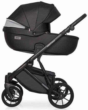 Riko Basic Коляска Montana 3 в 1 Ecco / цвет Black (черный)