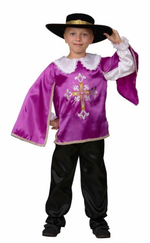 Карнавальный костюм /Мушкетер фиолетовый / возраст на 5-6 лет / рост 116 см