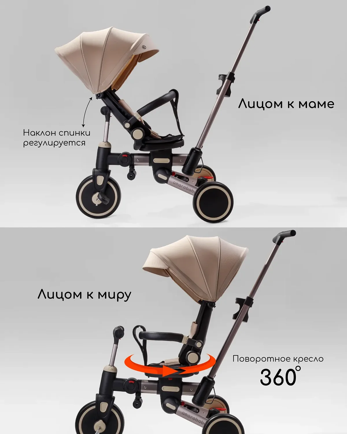 (м)Велос.ногофункцио.Amarobaby MultiRide