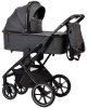 Коляска Peppy Tecla 2в1 Shadow Antrazit Chrome Edition  (графит)