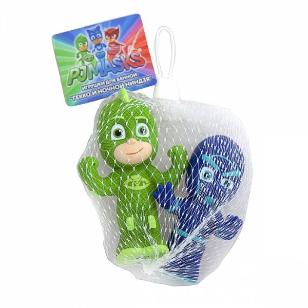 игрушка Игровой набор Гекко и Ночной ниндзя /  пластизоль