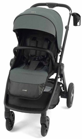 Espiro Коляска 2 в 1 Only 2022 / цвет Graphite Anthracite (серо-зеленый)