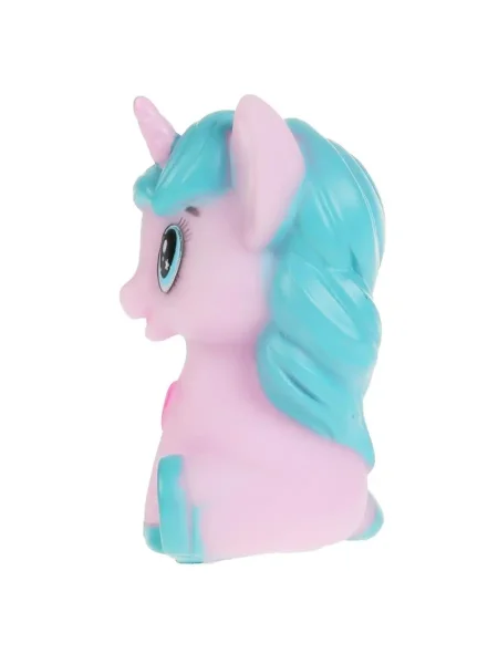 КАПИТОШКА Игрушка пластизоль для ванны "Единорог", в сетке YF-06-2023