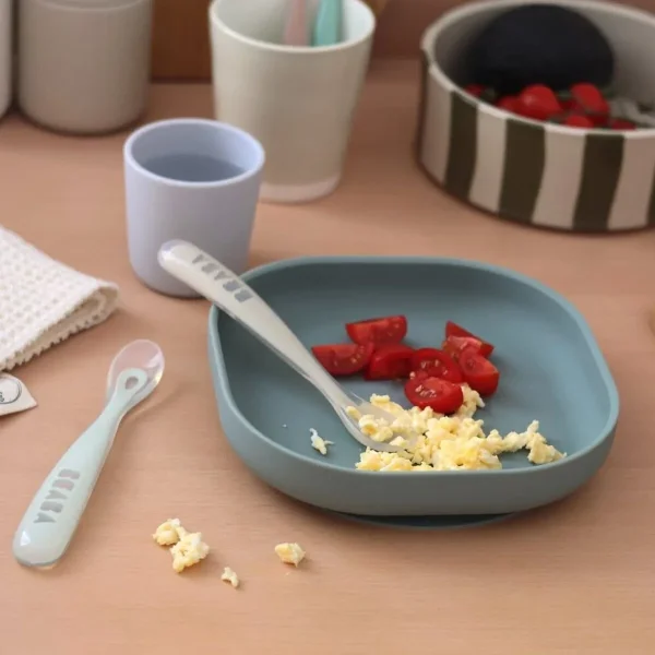 Набор из двух силиконовых ложек 4М+. с боксом для хранения. CLAY SET 2 1AGE SILIC SPOON+BOX CLA