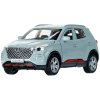 Машина металл chery tiggo 4 pro 12 см, двери, кап, баг,инер,серебристый,кор. Технопарк415039