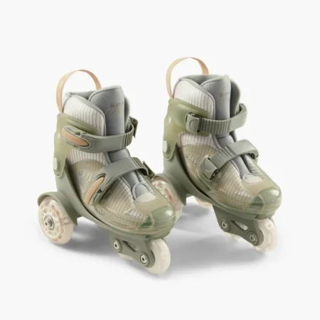 (н/м)50056, Раздвиж.роликовые коньки SUNNY WHEELS  (olive, M (30-33))