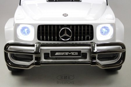 Rivertoys Электромобиль Mercedes-AMG G63 / цвет белый