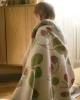 LW5556 Плед Loomknits,80х120  (Топленое молоко)