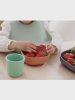 BEABA Набор посуды TERRACOTTA COFFRET REPAS SILIC TERRACOTTA: 2 тарелки, стакан, ложка, силикон
