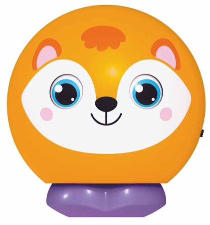 Азбукварик Музыкальный мячик-сюрприз "Лисичка"