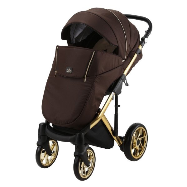 Фото товара BeBe-mobile Коляска Castello 3 в 1 / цвет BC101, шоколад 