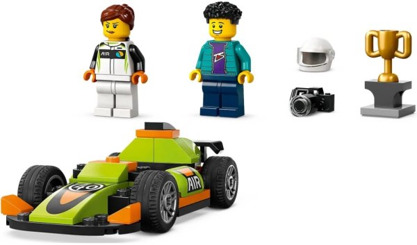 Lego City Конструктор Зеленый гоночный автомобиль