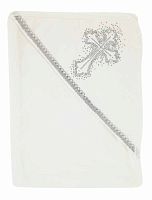 Малышеево Полотенце крестильное с вышивкой "Серебро"					