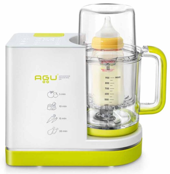 Agu Baby Пароварка блендер Octopy для детского питания 5 в 1