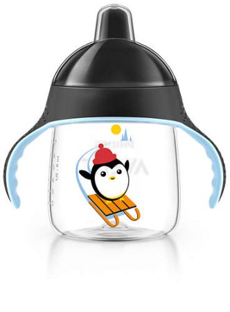 Avent Чашка поильник, 260 мл, с 1 года до 3 лет, черный, артикул: F753/SC03