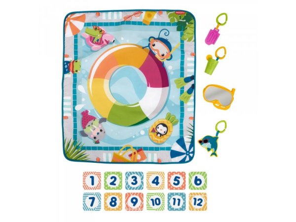 Fisher-Price Развивающий коврик "Водный всплеск"