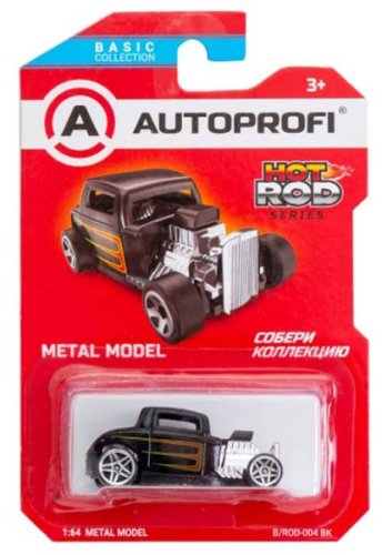 Autoprofi Машинка коллекционная Hot Rod Cars / цвет чёрный