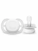  AVENT/АВЕНТ Ultra Start Пустышка силикон белая 0+ месяцев